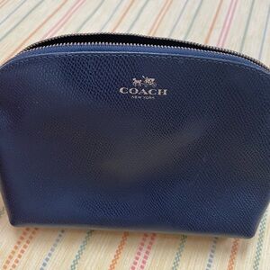 Coach Midnight Blue Pouch